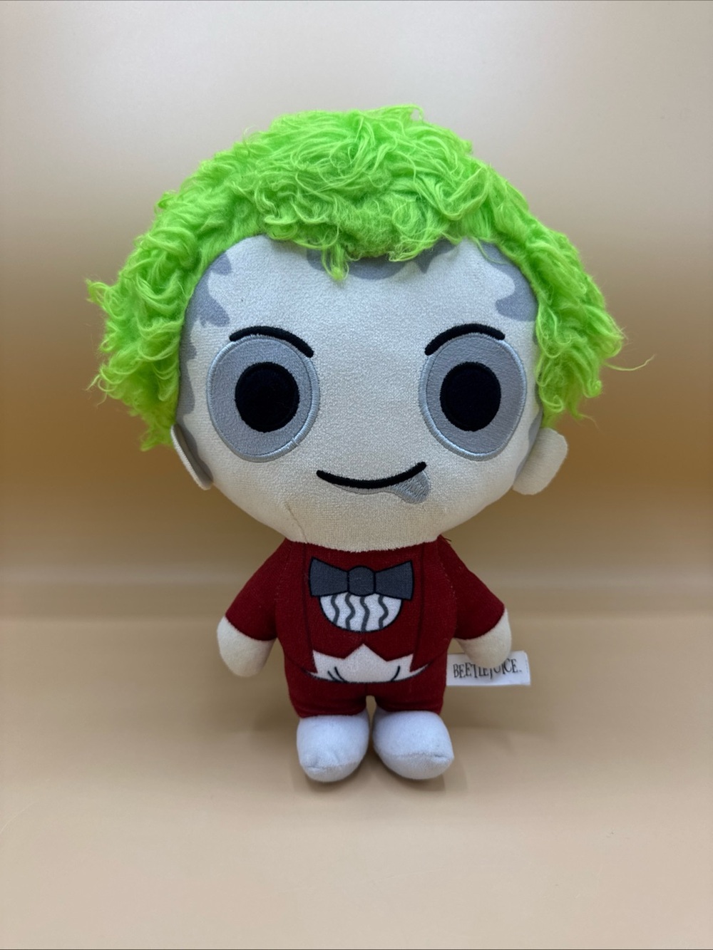 Beetlejuice In Red Suit Collectible Beetlejuice Movie Plush Toy 7-inch